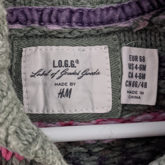 Knit short sleeved sweater with tie - Picture 2 of 2